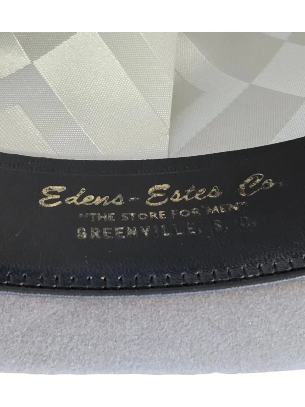 Stetson Key Club Fedora Hat w/ Feathers & Key Gray Size 7 1/8 Ultimate Finish
